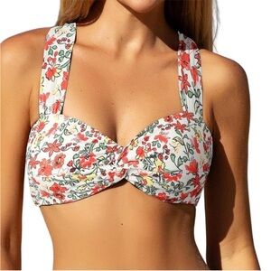 Zaful Floral Bikini Top